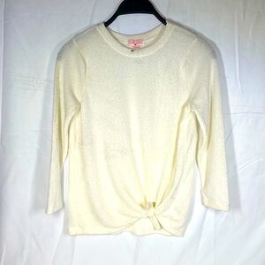 Poof Girl Tie 3/4 Sleeve Shirt